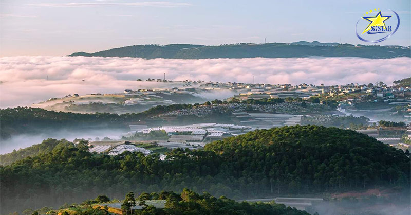 Top 10+ Địa Điểm Săn Mây Đà Lạt View Cực Đẹp | Saigon Star Travel Trọn vẹn biển mây nhìn từ đỉnh Hòn Bồ