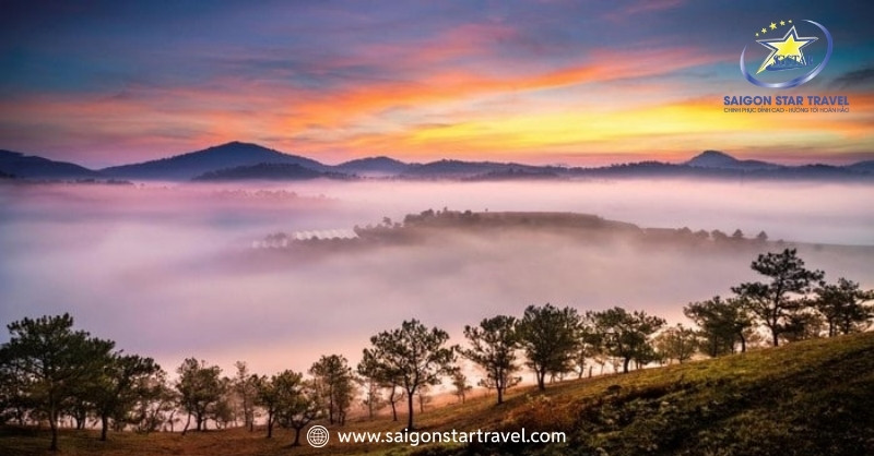 Khám Phá Hồ Suối Vàng Đà Lạt - Vẻ Đẹp Tiên Cảnh Có 102 | Saigon Star Travel Săn mây đẹp ngút ngàn tại khu du lịch hồ Suối Vàng Đà Lạt