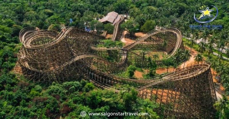 Wonderland Đà Lạt - Khu Vui Chơi Đặc Sắc Nhất Việt Nam | Saigon Star Travel Tàu lượn siêu tốc bắt buộc bạn phải thử