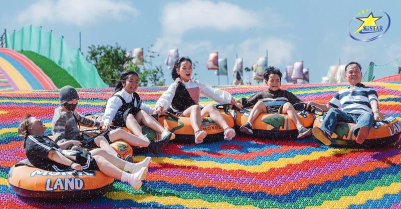 Tour Đà Lạt 3 Ngày 3 Đêm - Du Lịch Tết 2025 | Saigon Star Travel Trải nghiệm trượt phao tại Mongo Land