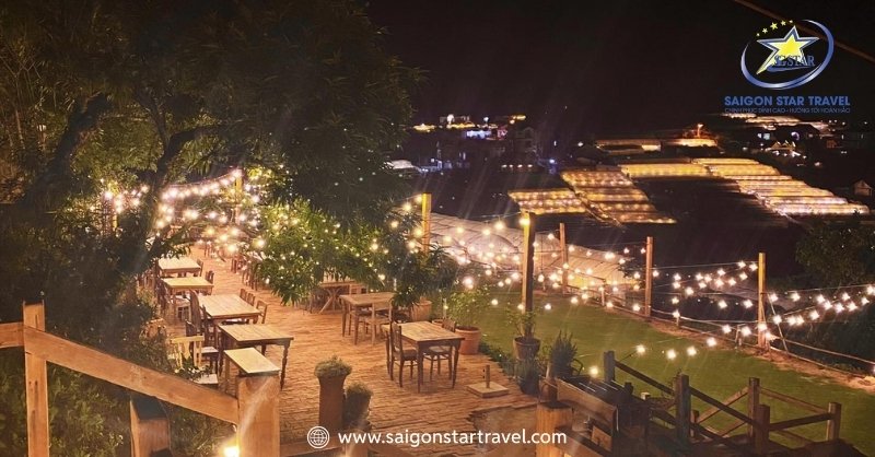Đà Lạt Về Đêm Và Những Địa Điểm "Quên Lối Về" | Saigon Star Travel Túi Mơ To Cafe - Địa điểm check-in triệu tym