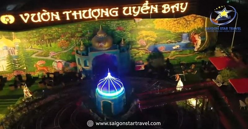 Đà Lạt Về Đêm Và Những Địa Điểm "Quên Lối Về" | Saigon Star Travel Vườn Thượng Uyển Bay - Cảnh Đẹp Đà Lạt Về Đêm