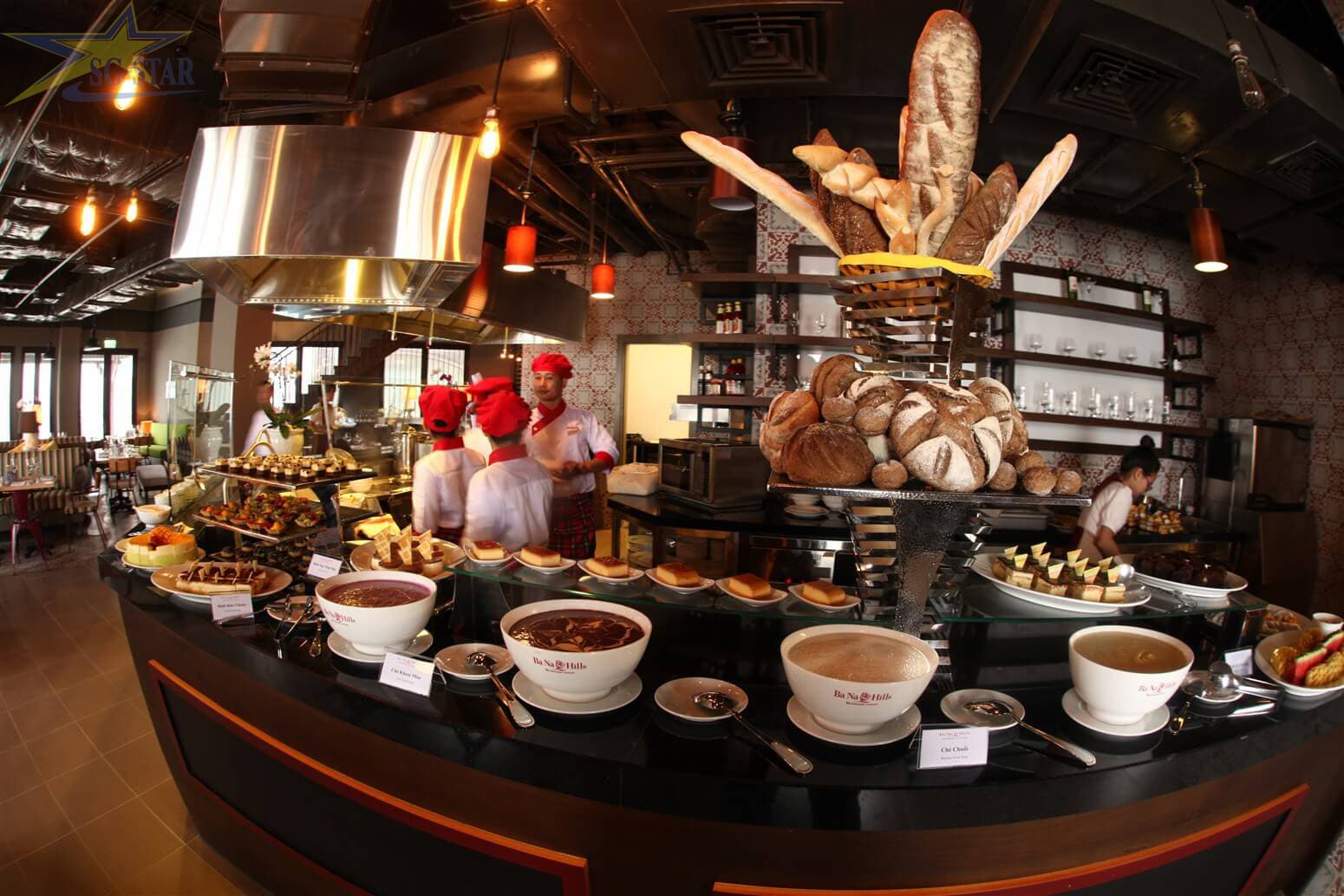 Những địa điểm ăn uống cực hấp dẫn tại Bà Nà Hill Đà Nẵng | Saigon Star Travel Nhà hàng Arapang Buffet tại Bà Nà Hill Đà Nẵng