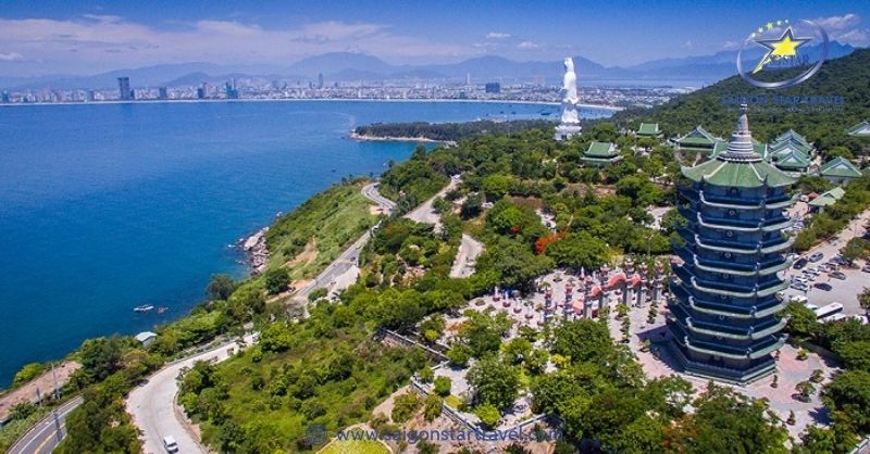 Bán đảo Sơn Trà nhìn từ trên cao