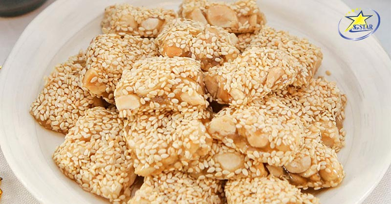 Những món ăn đặc sản Đà Nẵng thử là ghiền | Saigon Star Travel Bánh khô mè Đà Nẵng