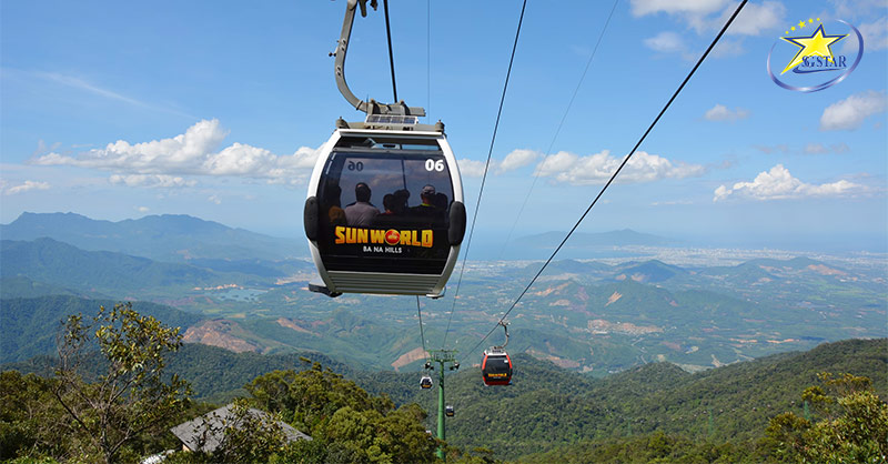 Bản đồ du lịch Đà Nẵng mới nhất | Saigon Star Travel Cáp treo Bà Nà Hills