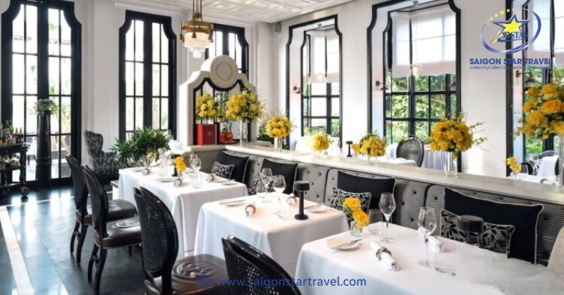 Không gian vô cùng sang trọng tinh tế theo lối kiến trúc Tây phương