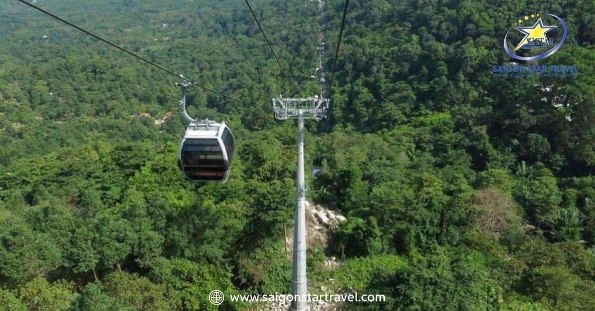 Cáp treo lên núi Chứa Chan