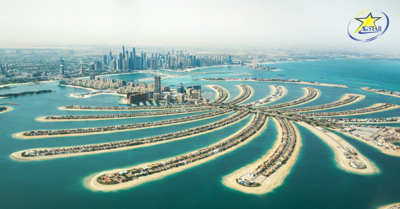 Tour Dubai Abu Dhabi 5 Ngày 4 Đêm | Khám phá Dubai | Saigon Star Travel Chiêm ngưỡng Đảo Cọ Palm Island