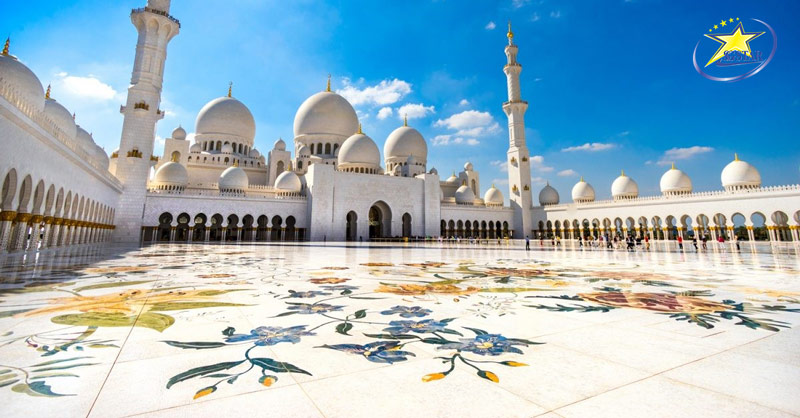 Tour Dubai Abu Dhabi 5 Ngày 4 Đêm | Khám phá Dubai | Saigon Star Travel Tham quan Thánh đường Hồi giáo Sheikh Zayed