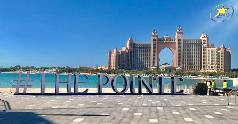 Tour Dubai 5 Ngày 4 Đêm | Bay Emirates Airlines 5 sao | Saigon Star Travel check in The Pointe at the Palm Jumeirah