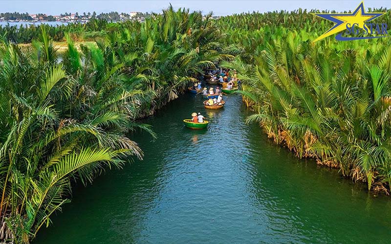 Hành trình du lịch Hội An Đà Nẵng xuất phát từ Tp. Hồ Chí Minh | Saigon Star Travel Rừng dừa Bảy Mẫu tại Hội An