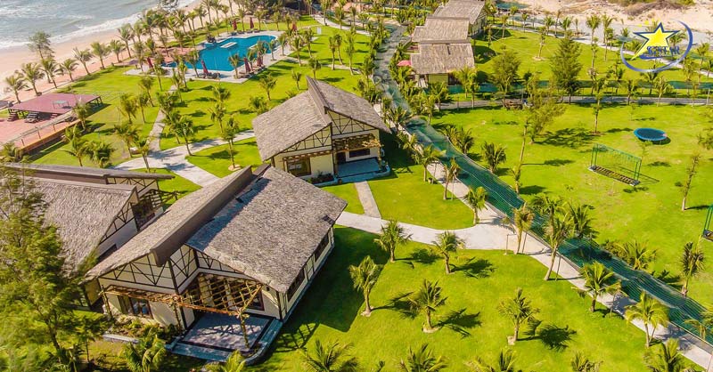 Góc nhìn trên cao Aurora Resort tuyệt đẹp tại Resort Lagi Bình Thuận