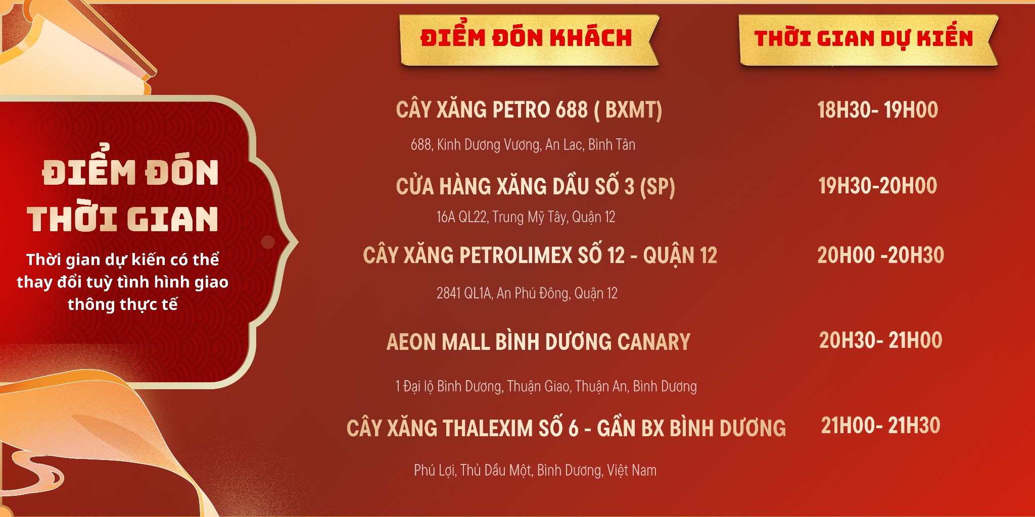 Điểm đón khách đi Tour Pleiku - Măng Đen - Buôn Mê Lễ 30/4 3N3Đ