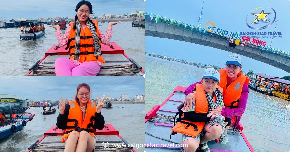 Check-in Chợ Nổi Cái Răng