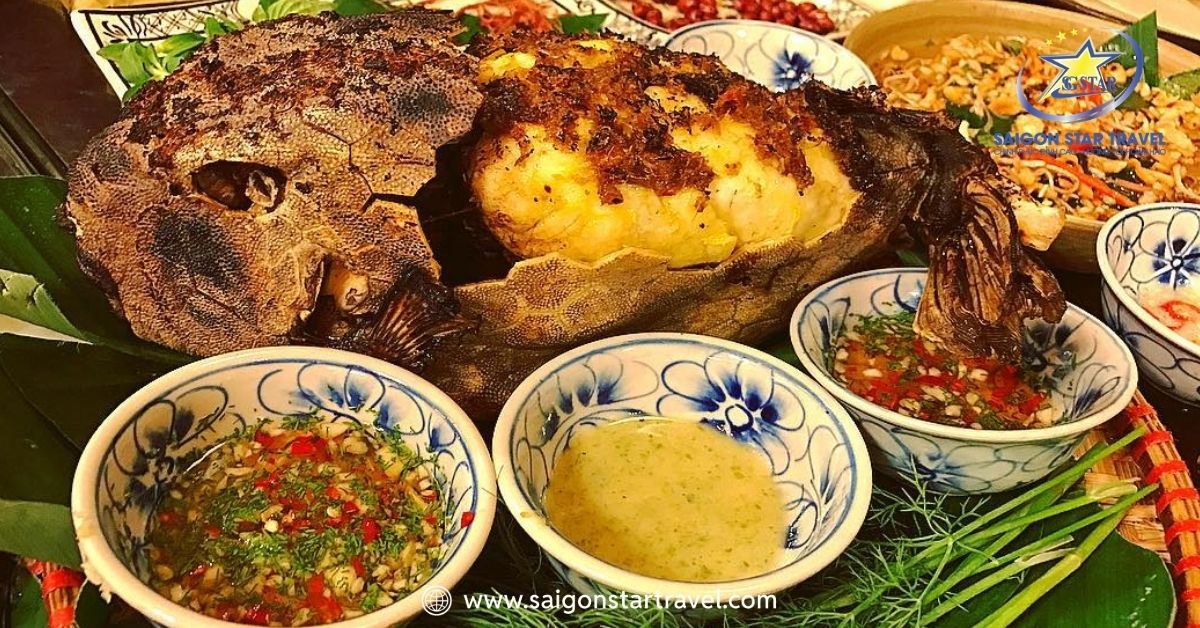Cá bò hòm nướng