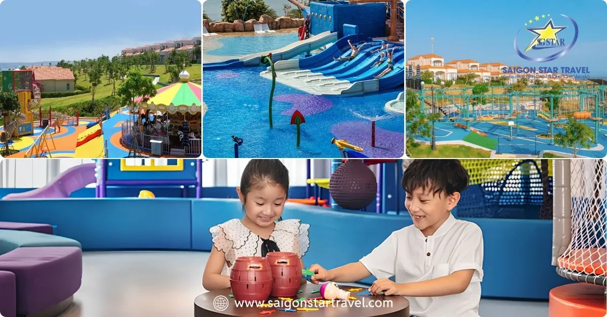 Hồ bơi 3 tầng tại resort Centara Mirage Resort Mũi Né