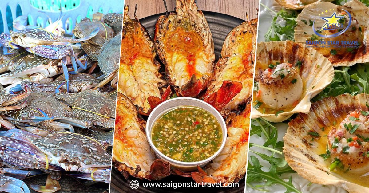 Những món hải sản đã được chế biến