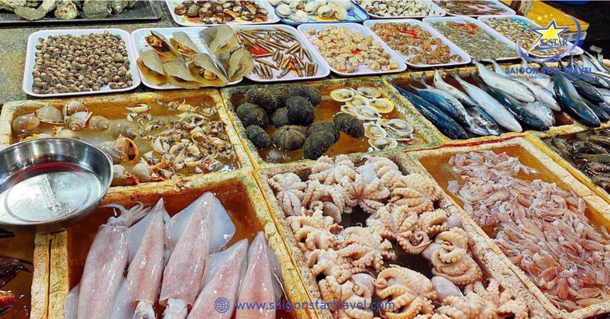 Hải sản tươi sống Mũi Né