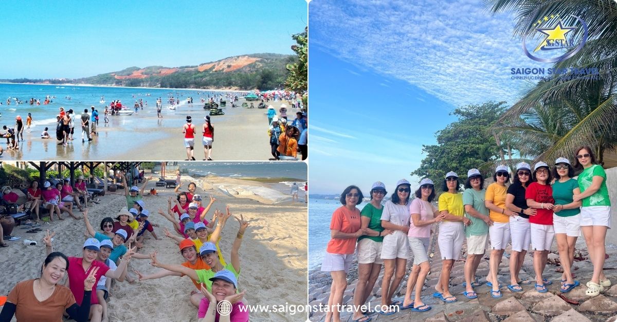 Hoạt động vui chơi tại biển Mũi Né