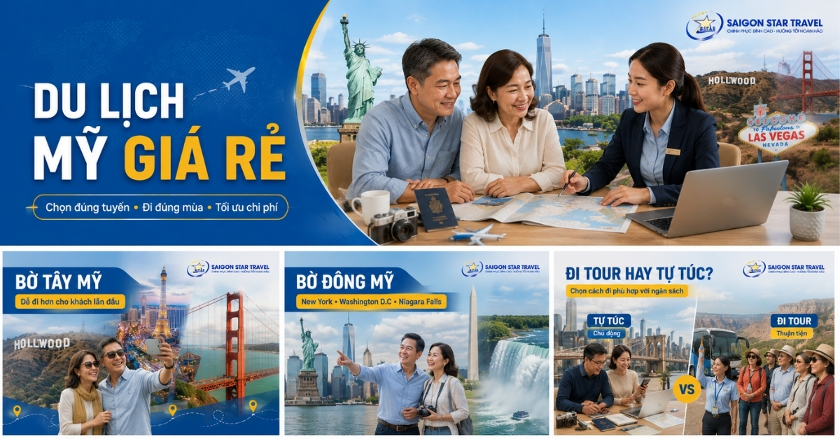 Đi Mỹ tự túc hay đi tour để tối ưu chi phí