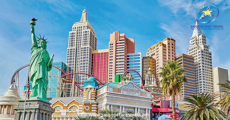 Tour Bờ Tây Mỹ 7 Ngày 6 Đêm | Los Angeles - Las Vegas - Lake Mead | Saigon Star Travel Las Vegas Strip - Nơi tụ hội nhiều kỳ quan thế giới