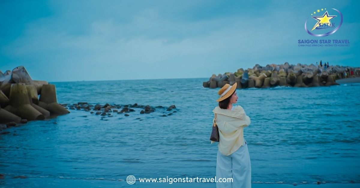 Bãi biển Thịnh Long Nam Định hoang sơ và yên bình
