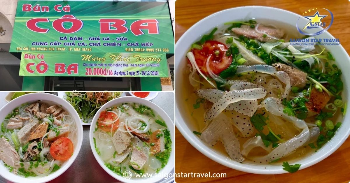 Bún cá sứa Cô Ba