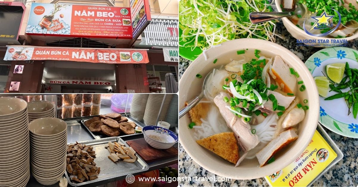 Bún sứa Nha Trang Năm Beo