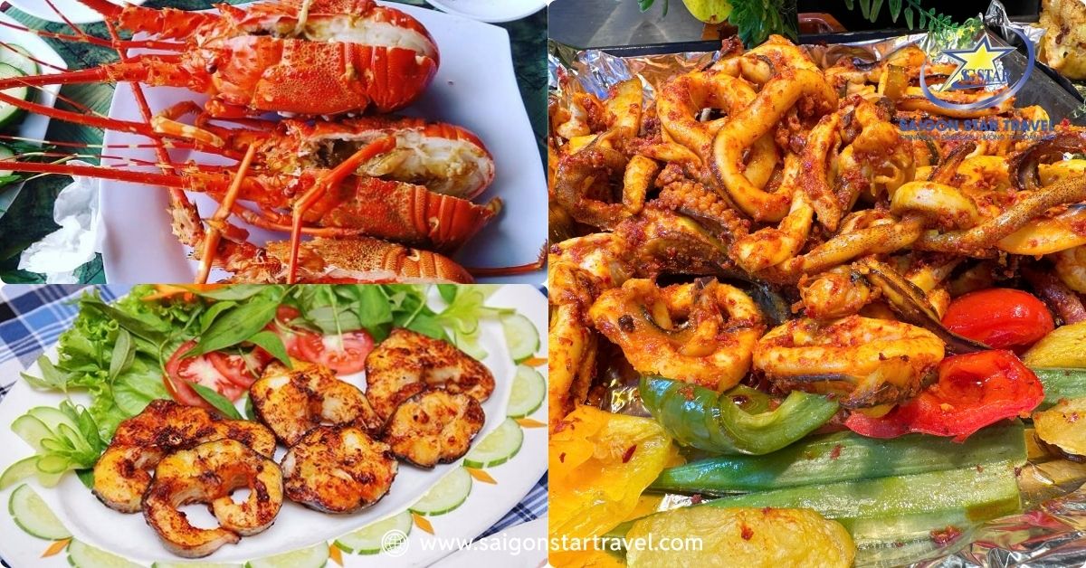 Các món hải sản tươi ngon