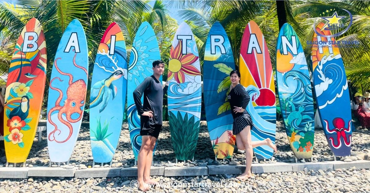 Check-in tại KDL Bãi Tranh