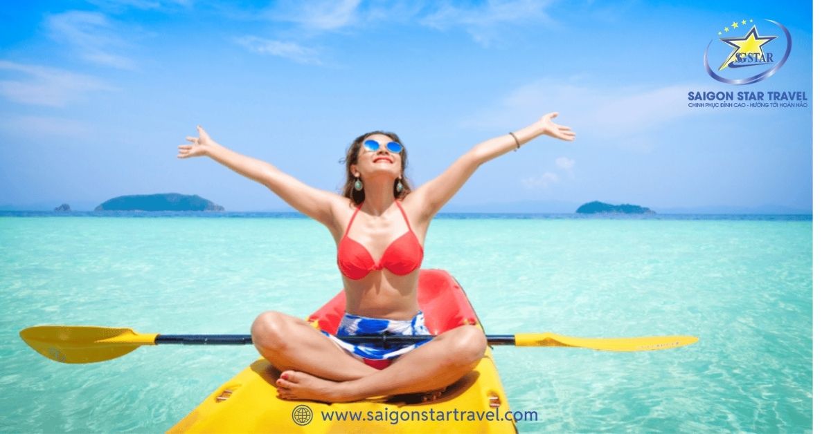 checkin trên biển