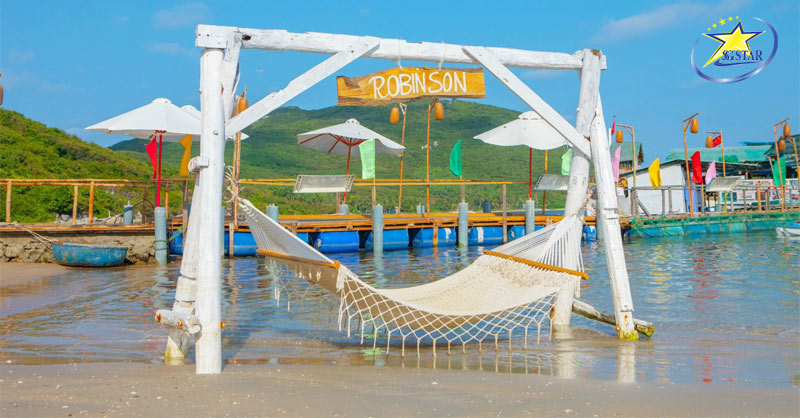 Tour Nha Trang 2 Ngày 2 Đêm - Vi vu biển đảo Nha Trang | Saigon Star Travel Một góc tại Ốc đảo Robinson - Nha Trang