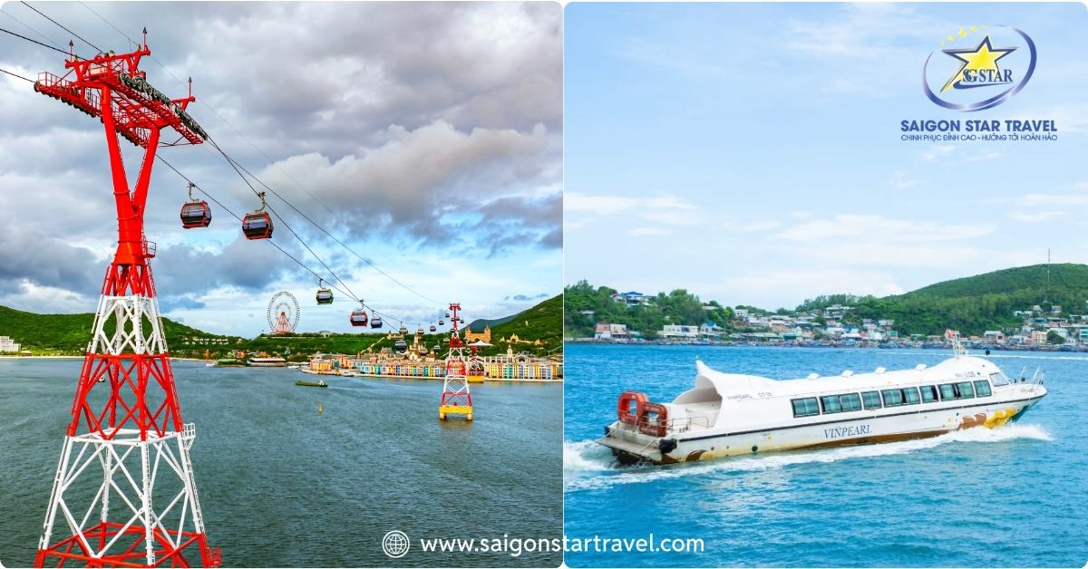 Các phương tiện vượt biển ra Vinpearl Land Nha Trang
