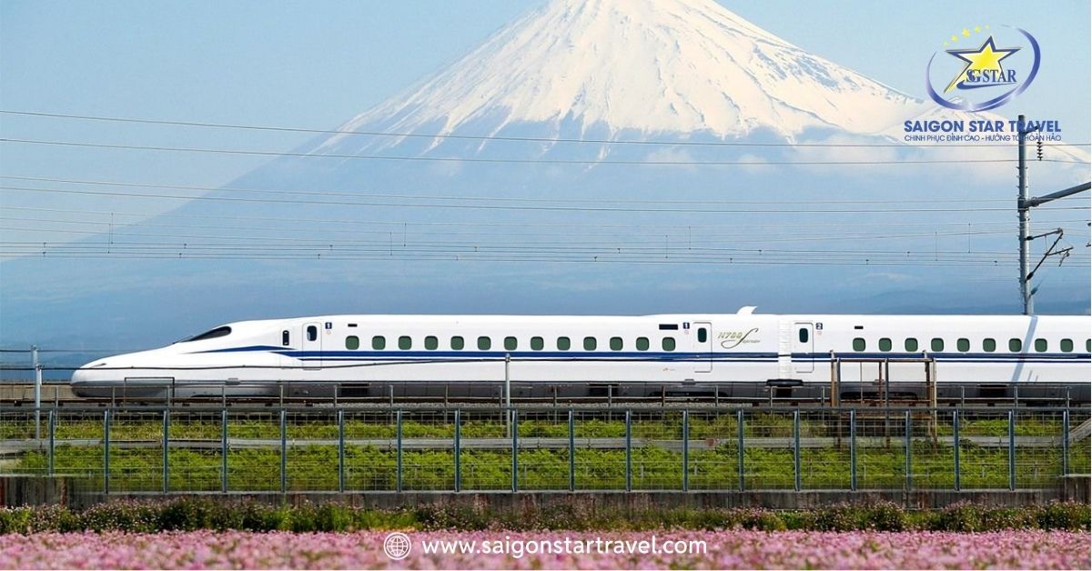 Trải nghiệm tàu Shinkansen - Tour Nhật Bản 4N4Đ