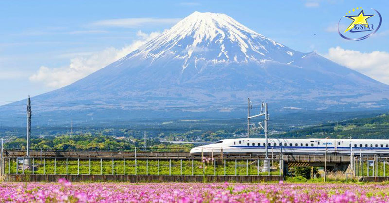 Tour Nhật Bản 5N5Đ | Osaka - Shirakawa Go - Fuji - Tokyo | Saigon Star Travel Trải nghiệm tàu Shinkansen nhanh và an toàn nhất hiện nay