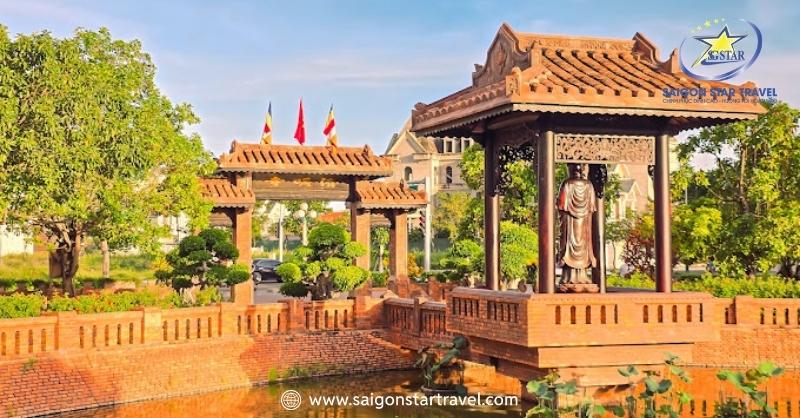 Chùa Thanh Minh Tự Phan Thiết - Tìm Sự An Yên Giữa Đời Bộn Bề | Saigon Star Travel Hình ảnh xế chiều tại chùa Thanh Minh Tự Phan Thiết