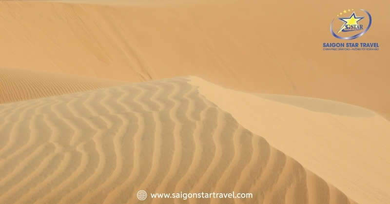 Những vân cát trên Đồi cát Mũi Né