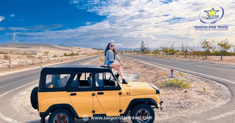 Cung đường đôi Mũi Né | Saigon Star Travel Cung đường đôi Mũi Né góc chụp đẹp phù hợp check-in trong tour Jeep