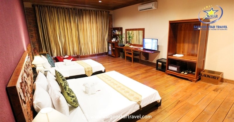 Khám Phá Blue Shell Resort Mũi Né - Thiên Đường Nghỉ Dưỡng | Saigon Star Travel Loại phòng Family Villa ở resort Blue Shell