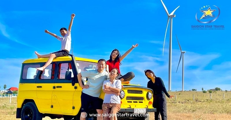 Khung cảnh tại tubin gió