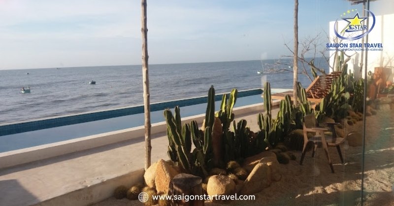 Khung cảnh thơ mộng tại Cesar Homestay Mũi Né