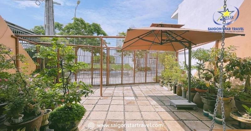 Khuông viên tại homestay