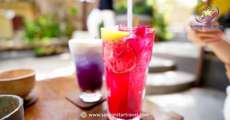 Nước tại quán Bồng Bềnh