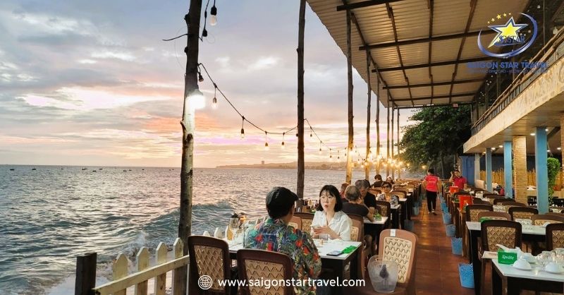 Quán ăn vặt Phan Thiết ven biển