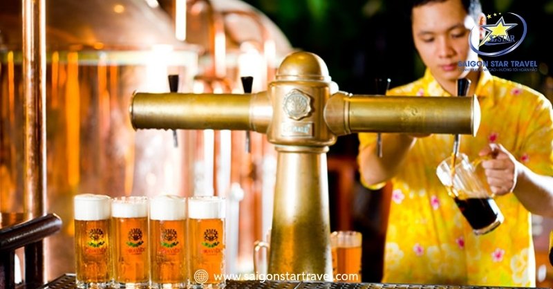 Mách Bạn Top 10 Địa Điểm Ăn Hải Sản Ngon Ở Mũi Né "Quên Lối Về" | Saigon Star Travel Thưởng thức bia ở nhà hàng Hoa Viên Brauhaus