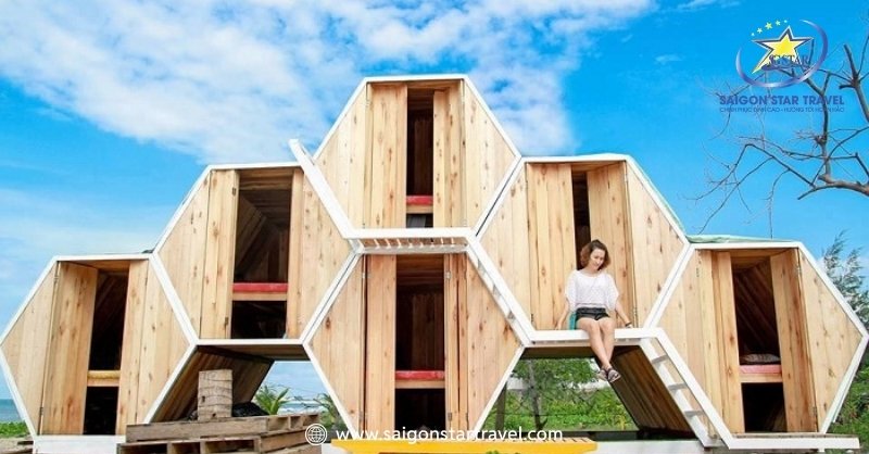 Cabin gỗ đầy đủ tiện nghi