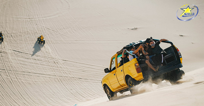 Tour Du Lịch Phan Thiết Mũi Né Lễ 2/9 3 Ngày 2 Đêm - Nghỉ Dưỡng Cao Cấp | Saigon Star Travel Vi vu trên những đồi cát tại Bàu Trắng