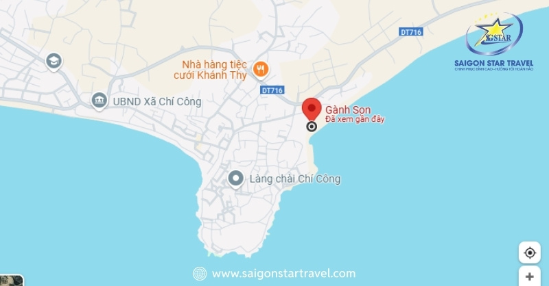 Biển Gành Son Bình Thuận - Vẻ Đẹp Hoang Sơ Giao Hòa Cùng Biển Cả | Saigon Star Travel Vị trí địa lý Gành Son Bình Thuận