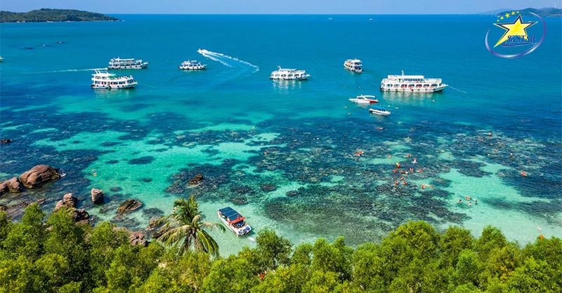 Tour Phú Quốc 3 Ngày 3 Đêm - Du lịch Tết Nguyên Đán 2025 | Saigon Star Travel Ngắm san hô tại Hòn Gầm Ghì